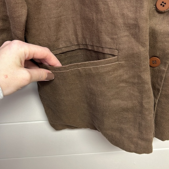 100% Linen Blazer - Picture 6 of 6